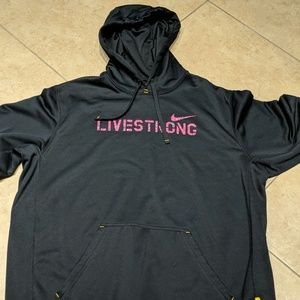 Livestrong Therma Fit Nike Black Hoodie Nike